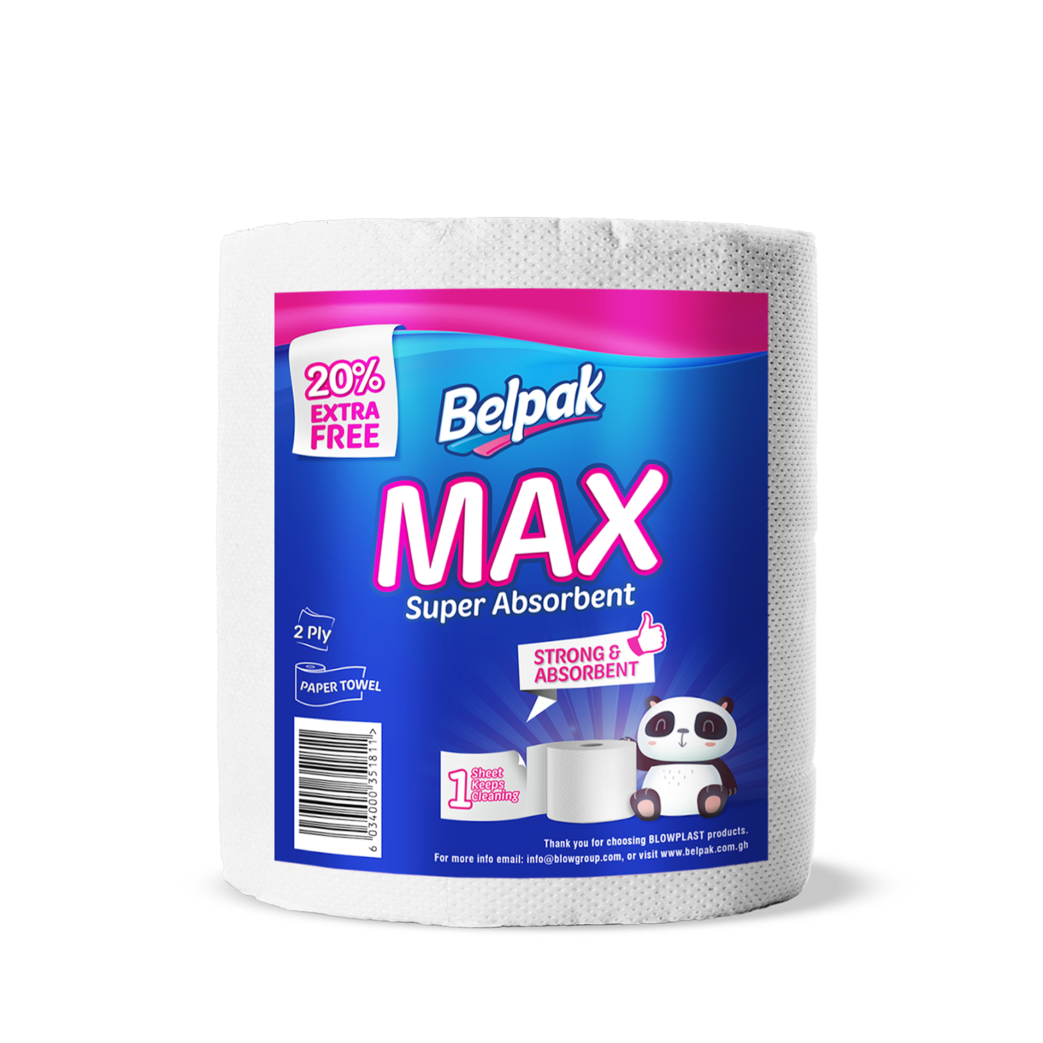 Belpak Max MTP Towel (1x6pcs)