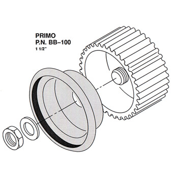 Motorcycles: BB-100    PRIMO BELT DRIVE 1 1/2&quot;