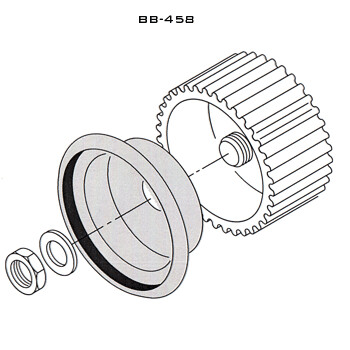 Motorcycles: BB-458-2&quot;  PRIMO BELT DRIVE 2&quot;