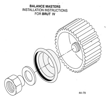 Motorcycle: BB-IV   BRUTE 4&quot;, 3&quot;, &amp; 3 1/2&quot; DRIVE