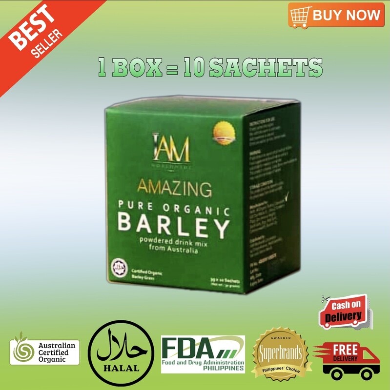 1 Box Amazing Pure Organic Barley
