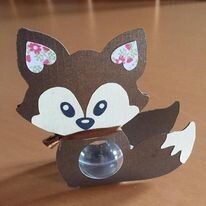 Boîte renard (pour intégrer une boule en plexigas)