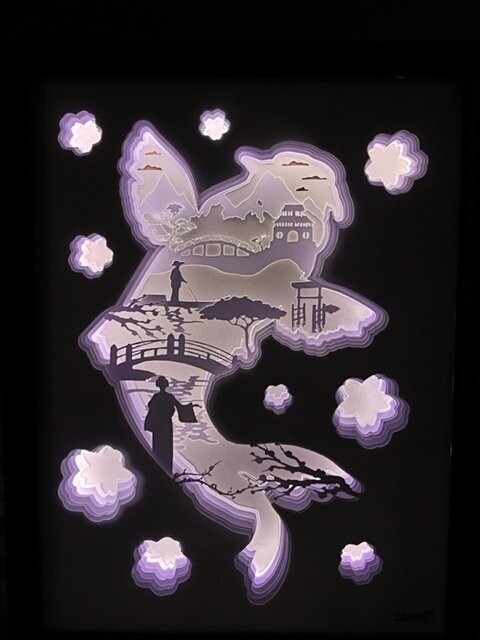 Lightbox poisson japonais