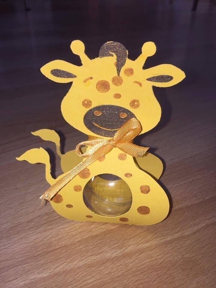 Boîte Girafe (pour intégrer une boule en plexigas)