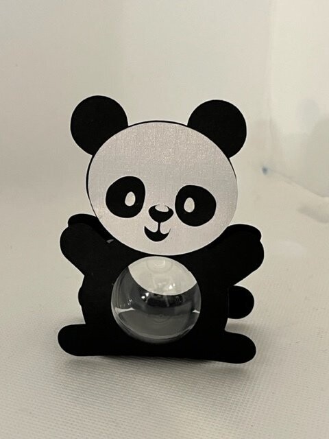 Boîte Panda (pour intégrer une boule en plexigas)