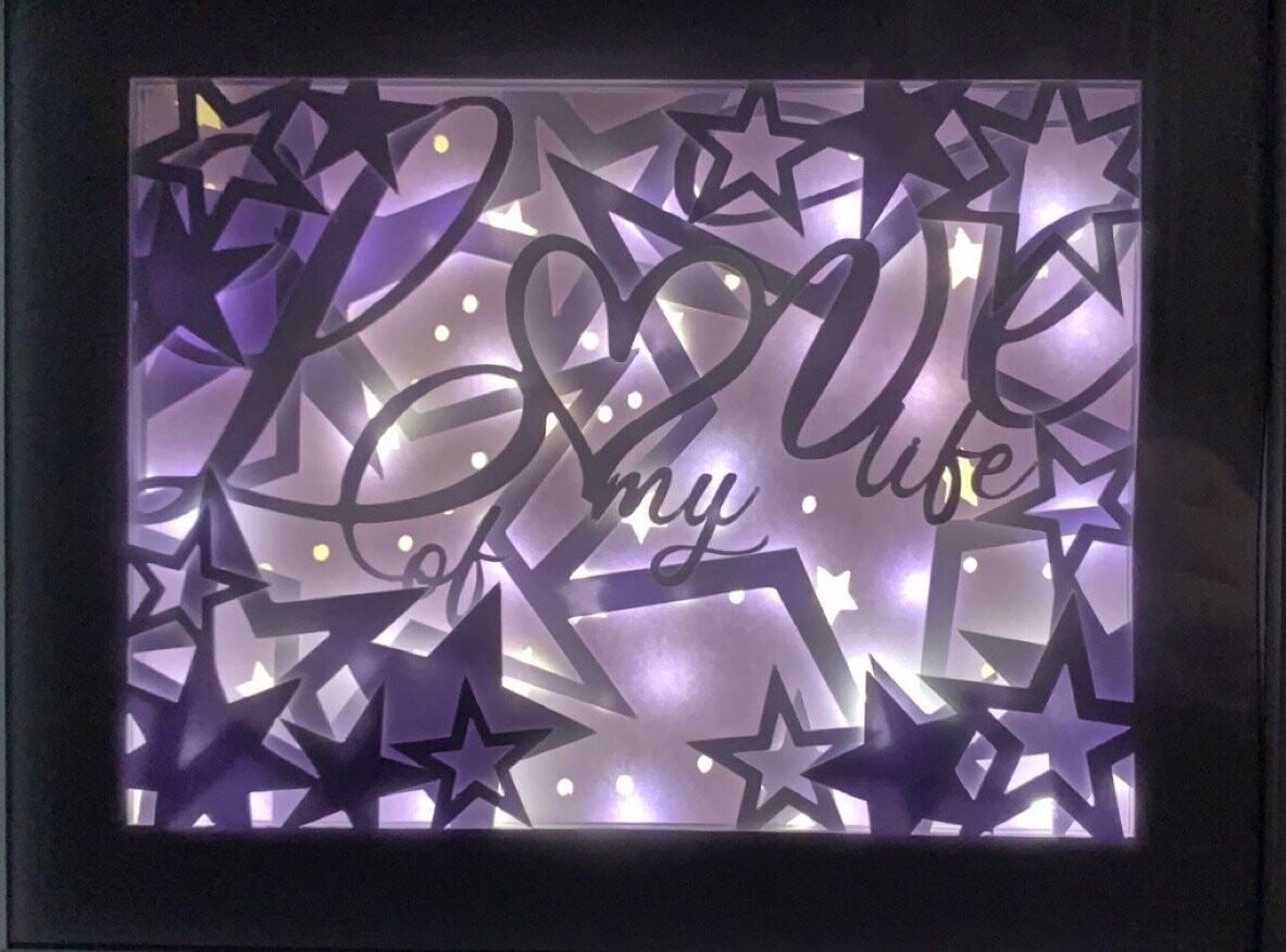 Lightbox "Love of my life"