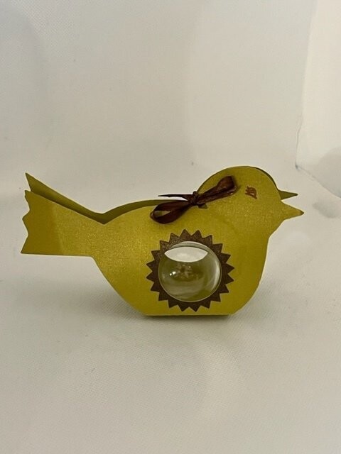 Boîte oiseau (pour intégrer une boule en plexigas)