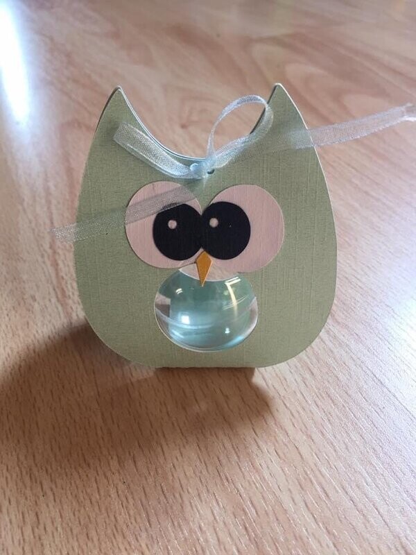 Boîte Hibou (pour intégrer une boule en plexigas)