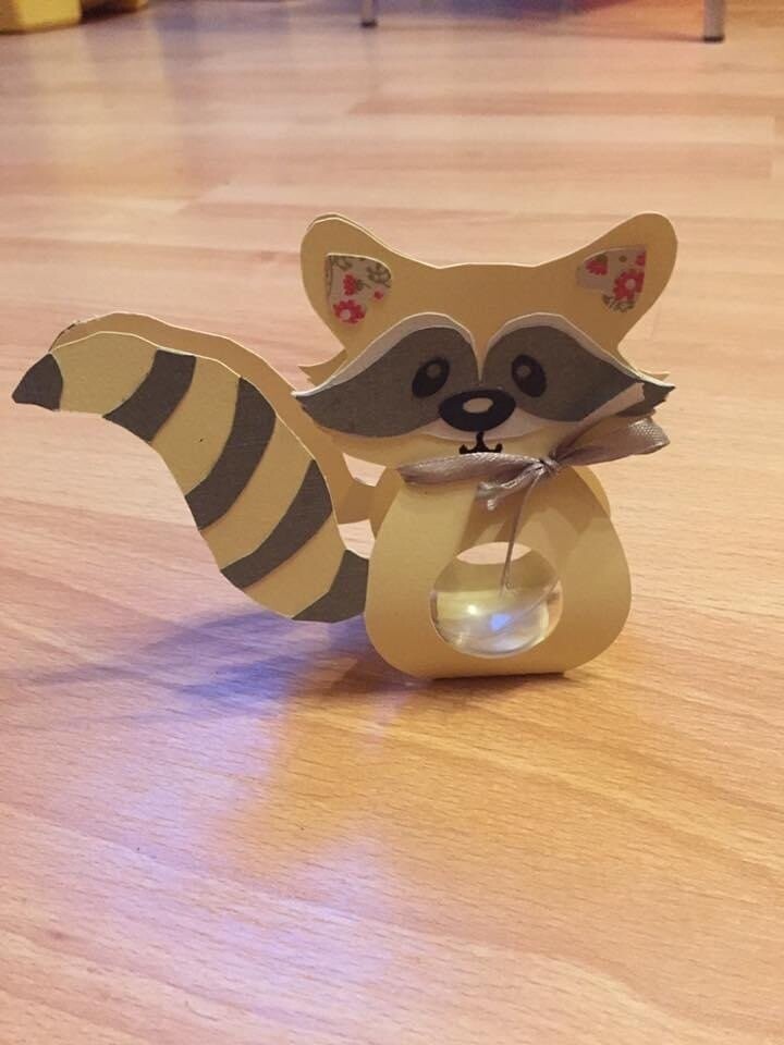 Boîte raton-laveur (pour intégrer une boule en plexigas)