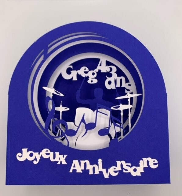 Carte 3D Batteur