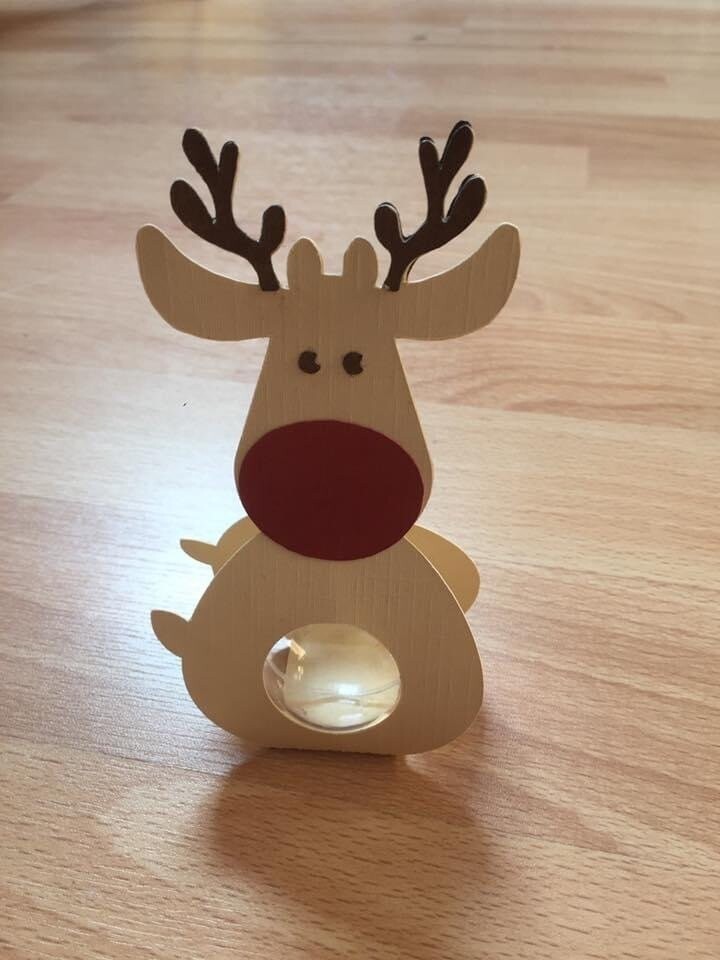 Boîte Renne (pour intégrer une boule en plexigas)
