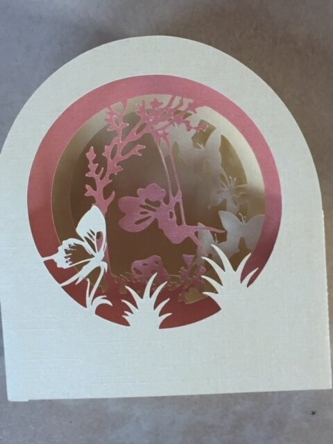 Carte 3D fée