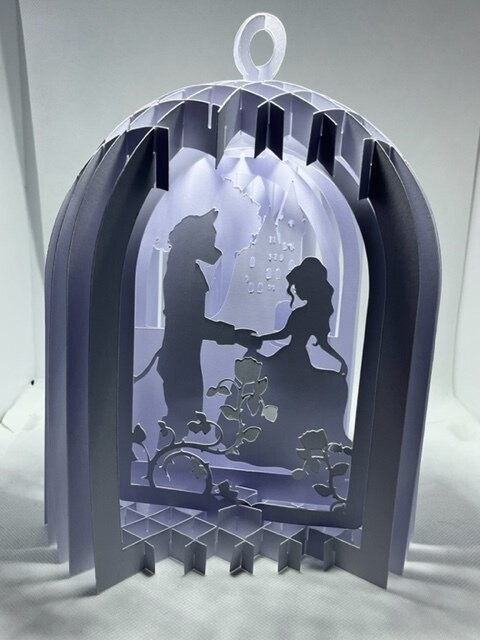 Pop-up 3D La Belle et la Bête