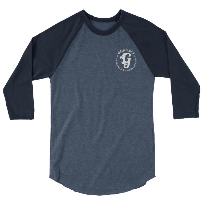 Unisex 3/4 Length Baseball Tee