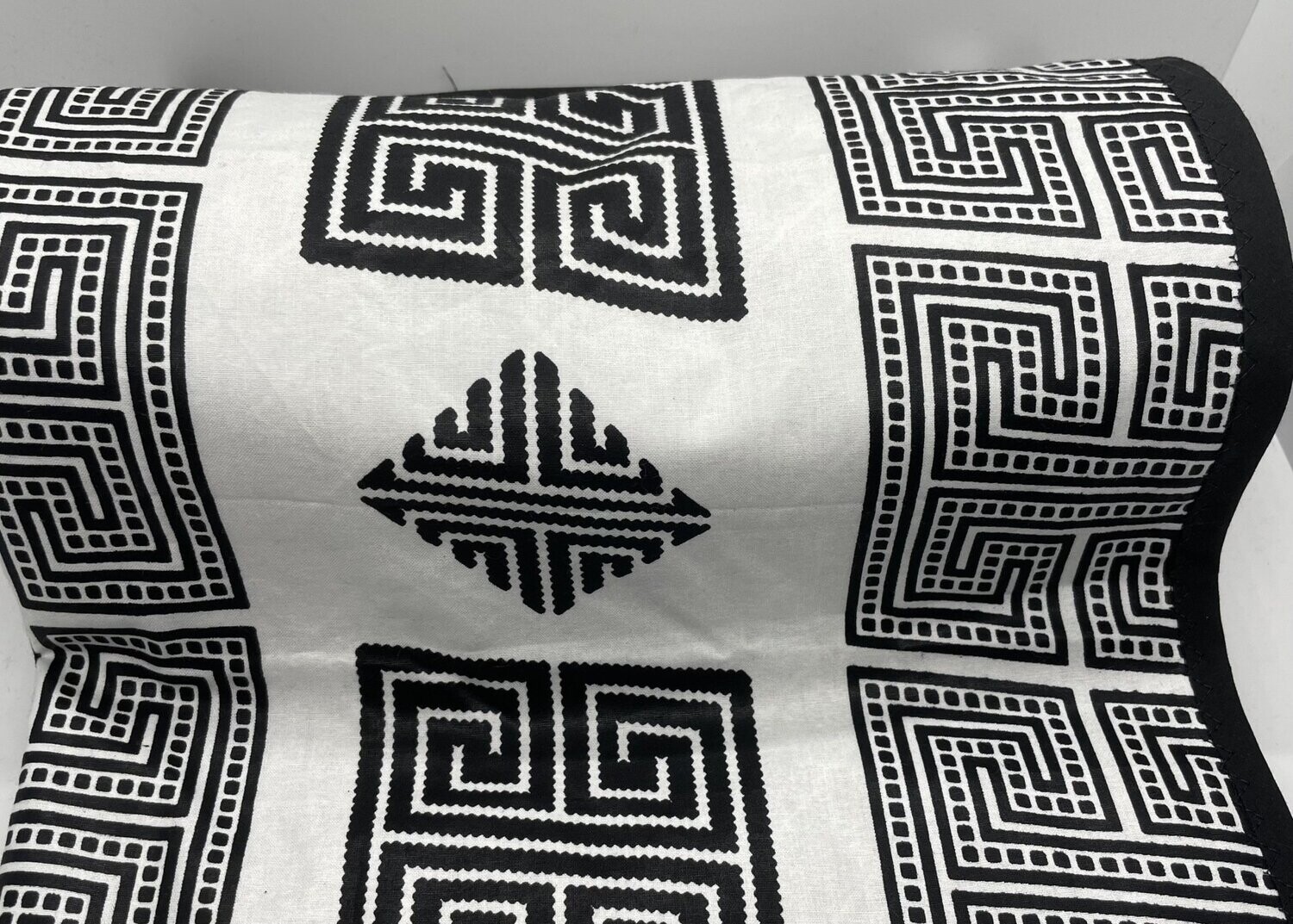 Black and White Nursing Coverlet