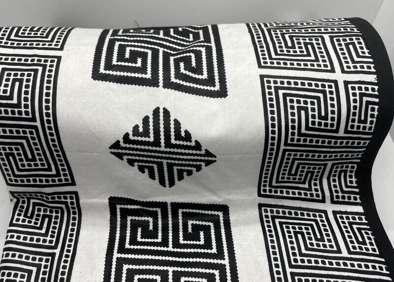 Black and White Nursing Coverlet