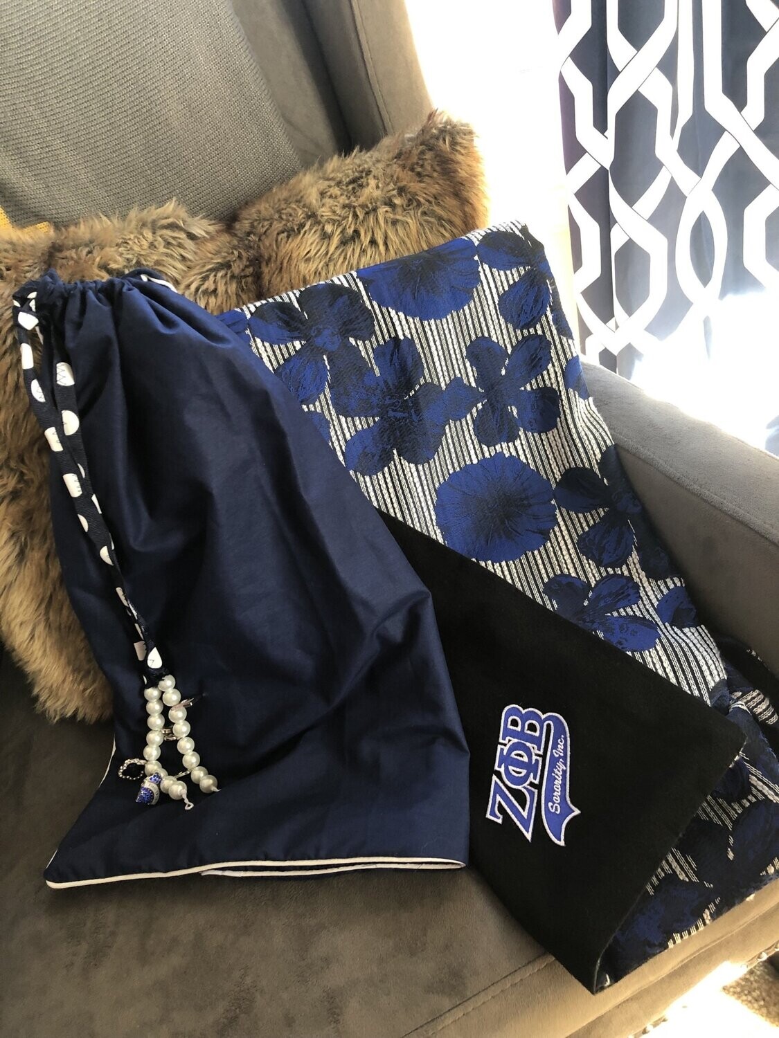 Zeta Phi Beta Custom Throw