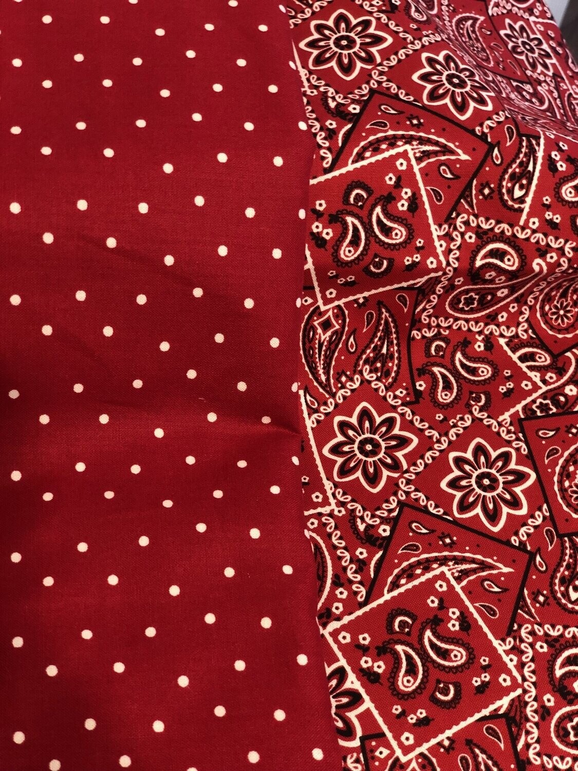 Red Bandana Throw