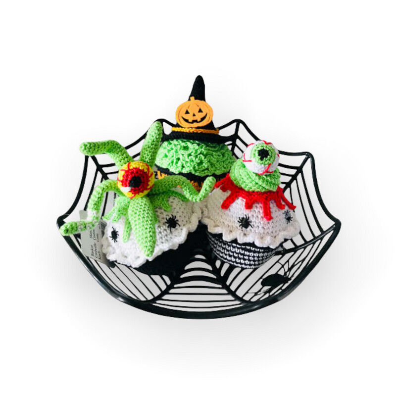 Häkelanleitung Häkelanleitung "Halloween Cupcakes"