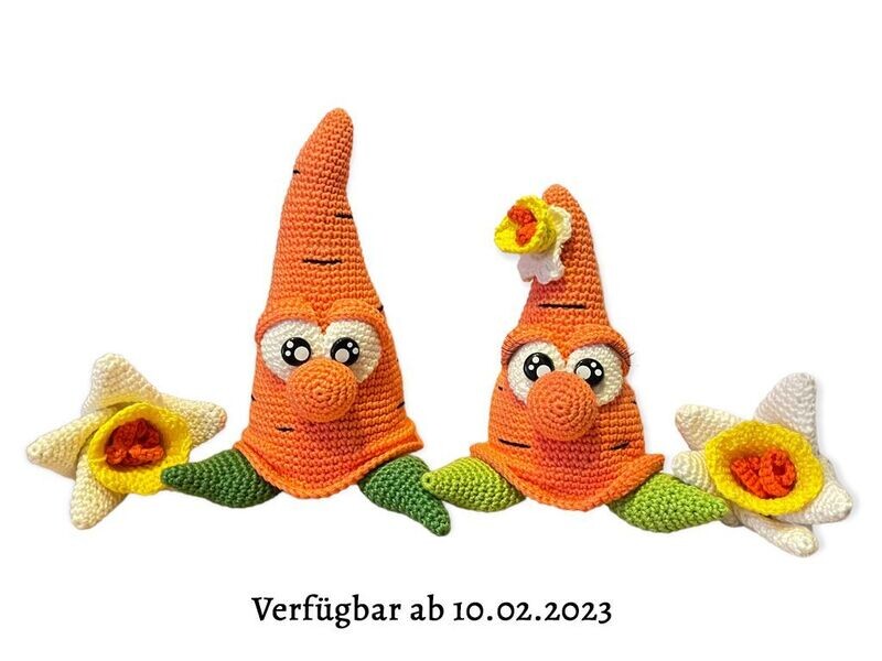 Häkelanleitung: Gnomelies - Häkelanleitung: Gnomelies - "Möhrchen"
