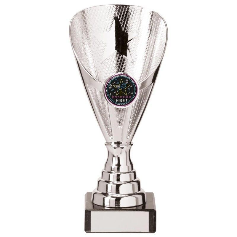Rising Stars Premium Plastic Trophy Silver