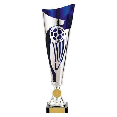 Champions Football Cup Silver & Blue
