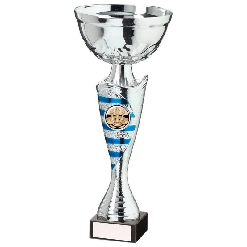 Commander Cup Silver & Blue