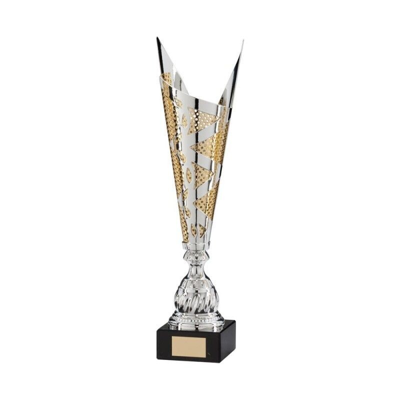 Nebula Laser Cut Silver & Gold Cup