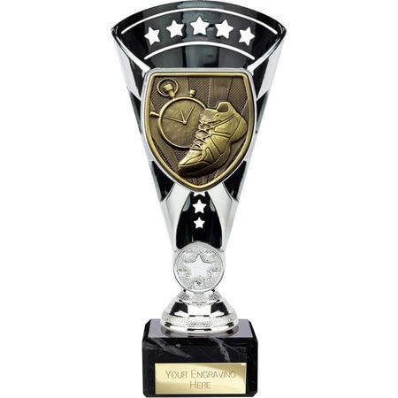 Cobra Star Cup Running Silver & Black