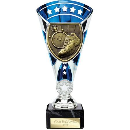 Cobra Star Cup Running Silver & Blue
