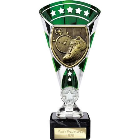 Cobra Star Cup Running Silver & Green