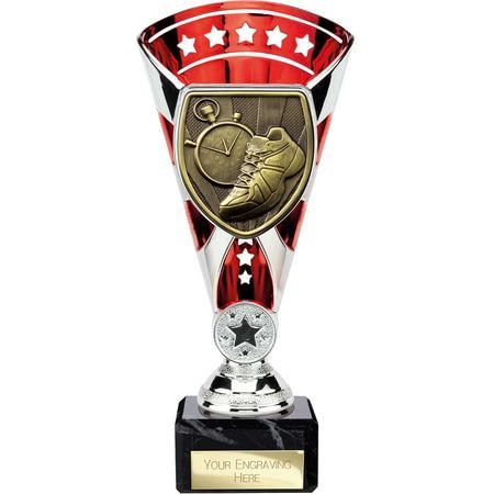 Cobra Star Cup Running Silver & Red