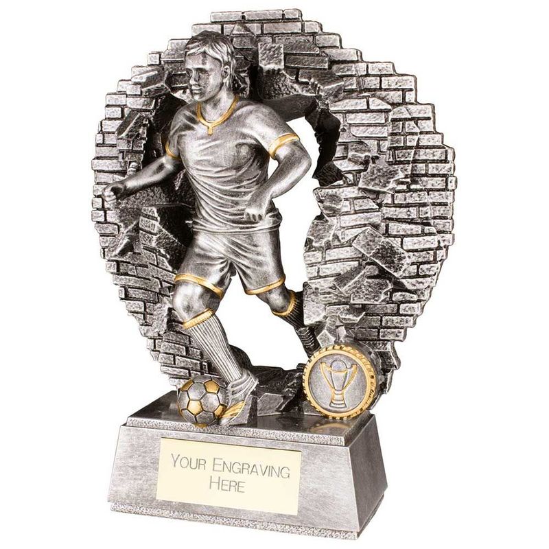 Blast Out Male Football Resin Award