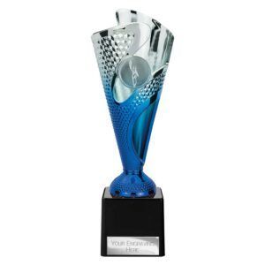 Rodeo Trophy Silver & Blue