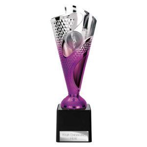 Rodeo Trophy Silver & Purple