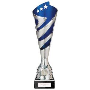 Hurricane Altitude Plastic Cup Silver & Blue