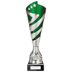Hurricane Altitude Plastic Cup Silver & Green