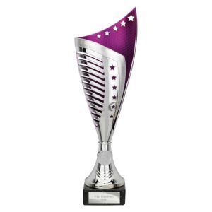 Nebula Trophy Silver & Purple