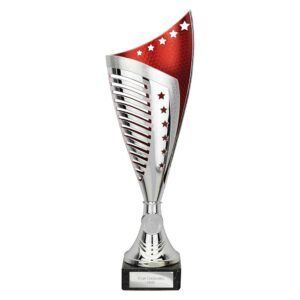 Nebula Trophy Silver & Red
