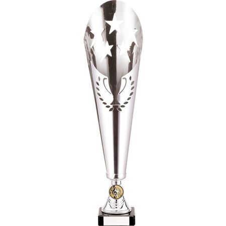 Legendary Lazer Cut Metal Cup Silver