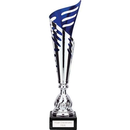 Atlantis Silver/Blue Laser Cup