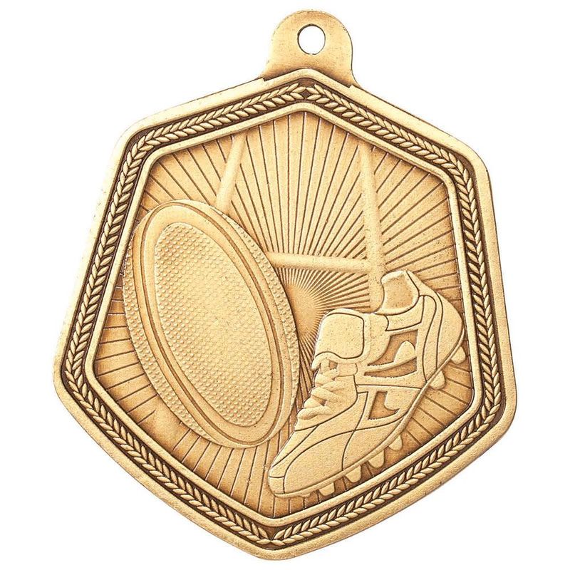 Falcon Rugby Medal 65mm