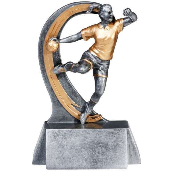 Resin figure handball Female. H180mm