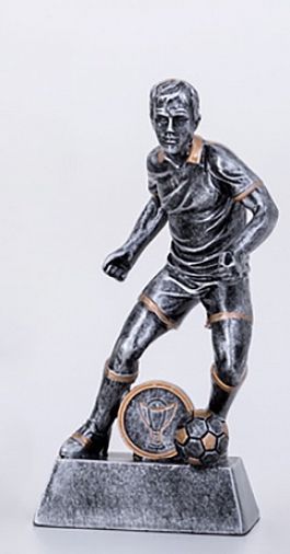 Polyresin fig. Football man