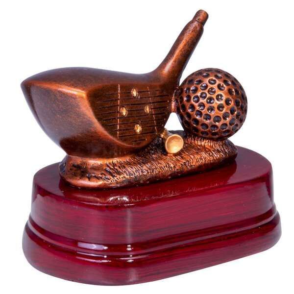 Resin figure Golf Driver 11x13cm