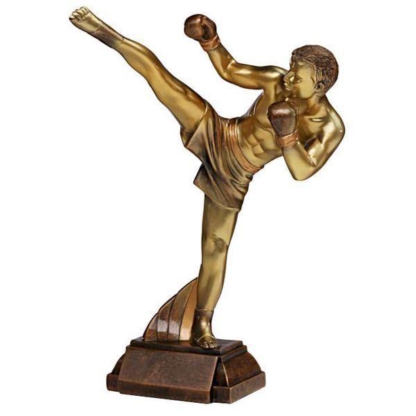 Resin figure kickboxing H. 290mm