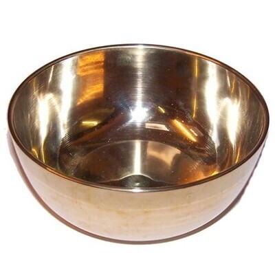 Large Brass Sing Bowl - 17cm