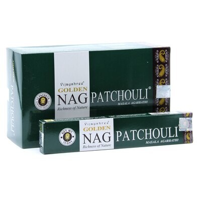 15g Golden Nag - Pathouli Incense