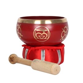 Red Root Chakra Brass Singing Bowl