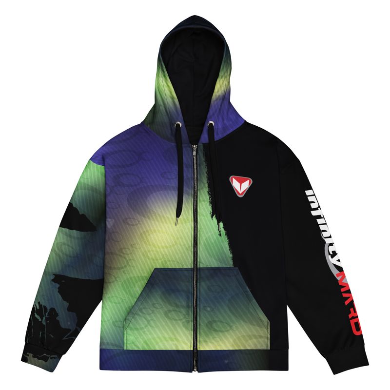 Northern Lights Unisex zip hoodie